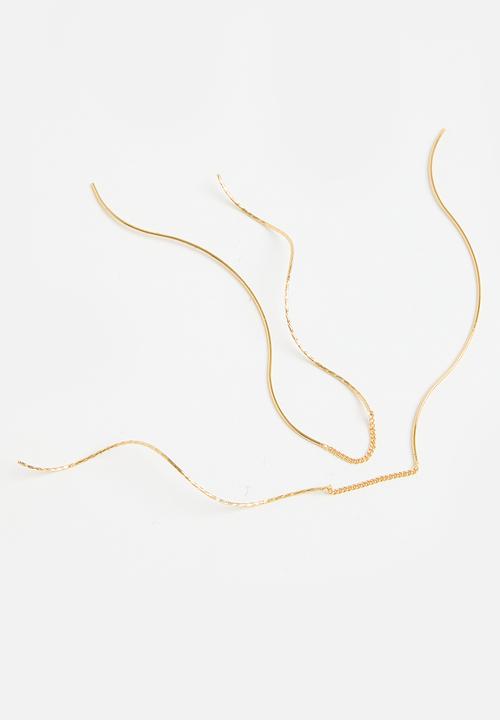 Superbalist - Spiral stud earrings - gold