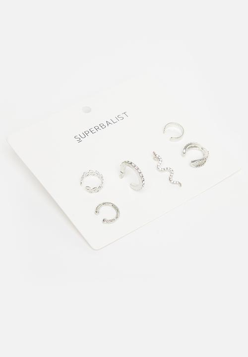 Superbalist - Tiffany earring pack - silver