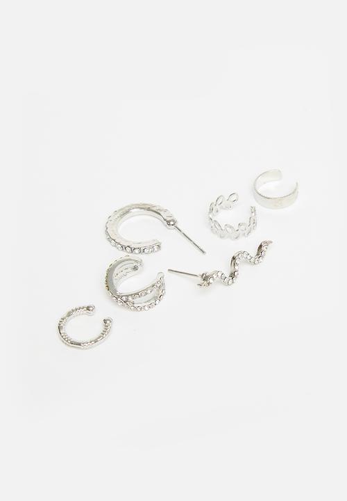 Superbalist - Tiffany earring pack - silver