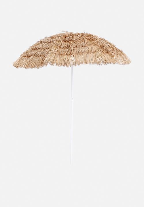 H&S - Raffia umbrella - natural 