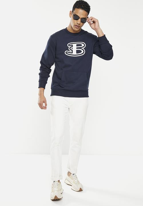 Ben Sherman - B kangaroo pocket sweater - navy