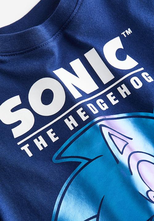 H&M - Printed jersey t-shirt - dark blue / sonic the hedgehog 