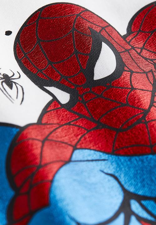H&M - Printed jersey t-shirt - white / spider-man 