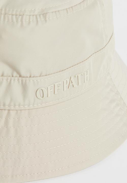 H&M - Drawstring bucket hat - light beige 