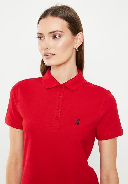 POLO - Margot golfer - red