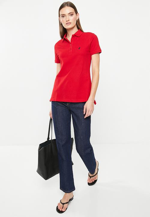 POLO - Margot golfer - red