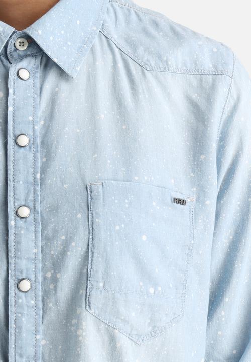 G-STAR - Lancer Splatter Boyfriend Shirt