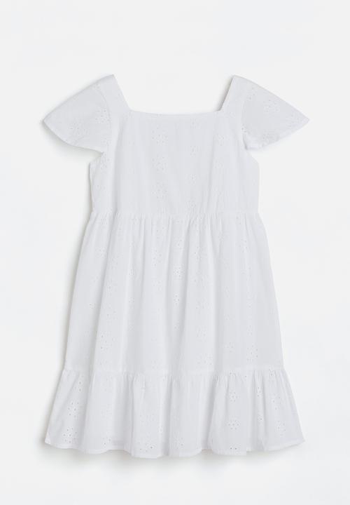 H&M - Tiered dress - white