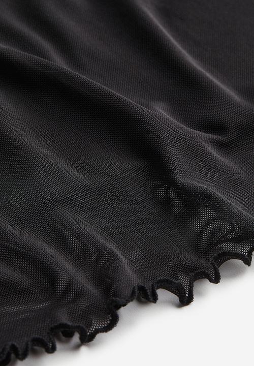 H&M - Mesh skirt - black