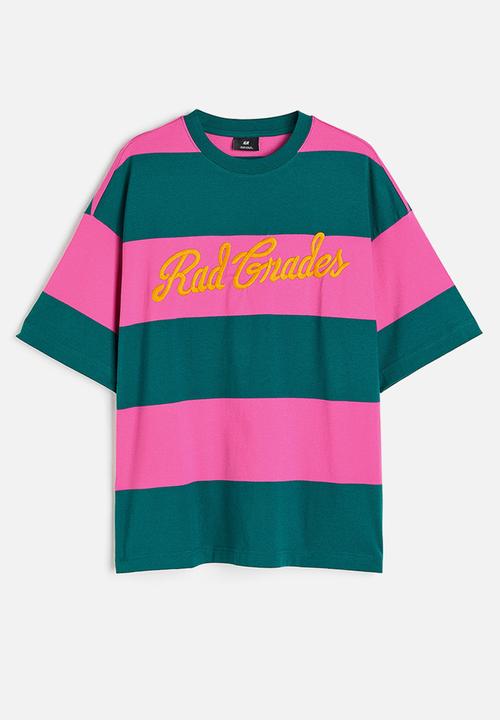 H&M - Oversized fit T-shirt - pink/rad grades 