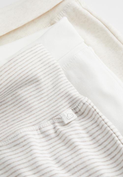 H&M - 3-Pack cotton trousers - multi
