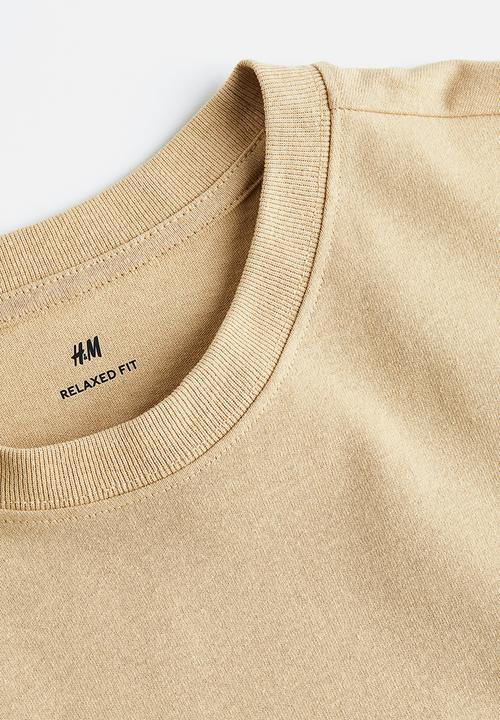 H&M - Relaxed fit t-shirt - beige