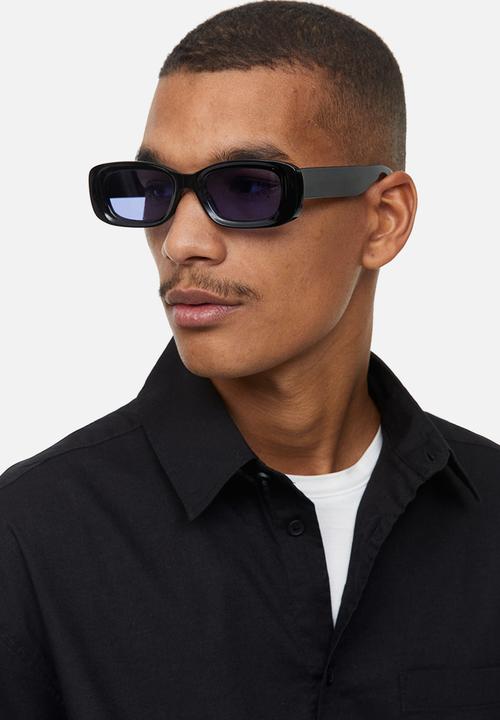 H&M - Relaxed fit short-sleeved shirt - black