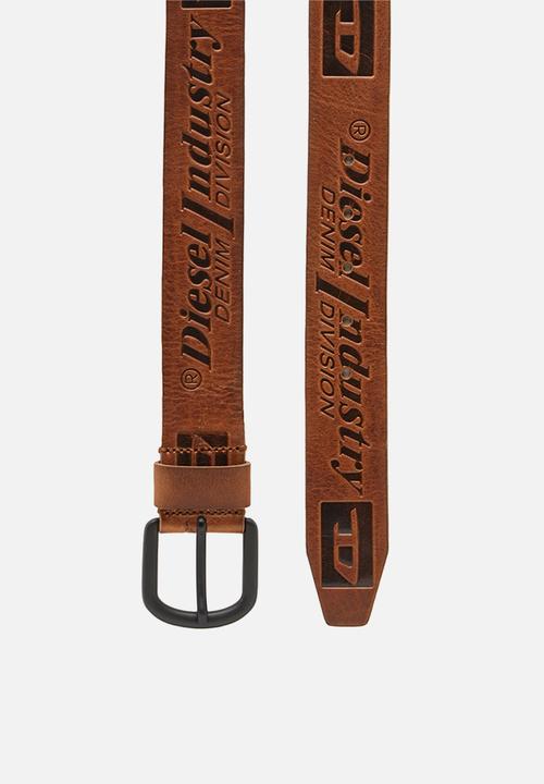 Diesel  - Diesel logo b-archive belt - orange 