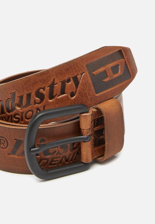 Diesel  - Diesel logo b-archive belt - orange 