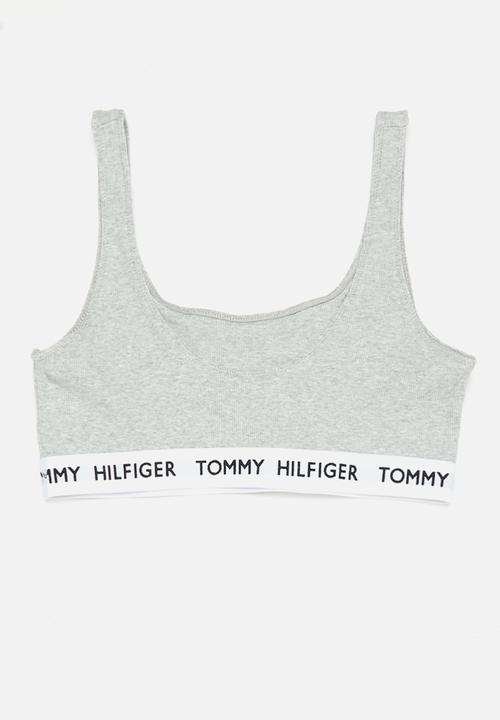 Tommy Hilfiger - Bralette th - light grey heather