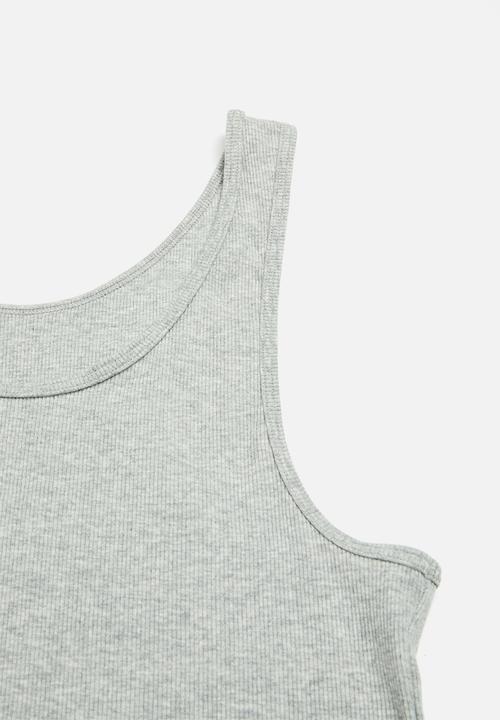 Tommy Hilfiger - Cami th - light grey heather