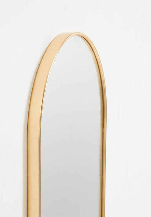 H&S - Freya oval mirror - gold