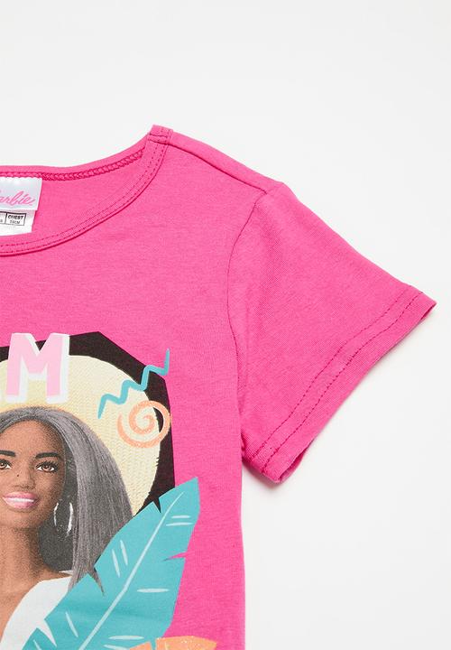 Character Group - Barbie short sets - cerise & black 