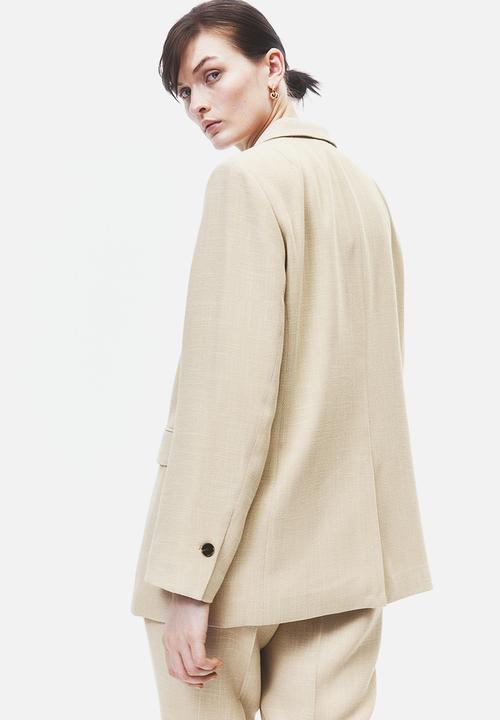 H&M - Single-breasted blazer - beige