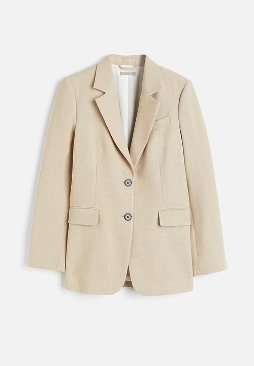 H&M - Single-breasted blazer - beige