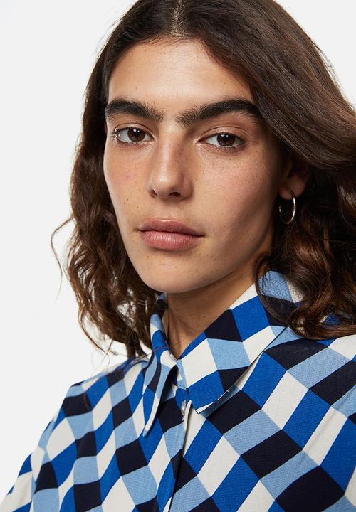 H&M - Patterned shirt - bright blue patterned