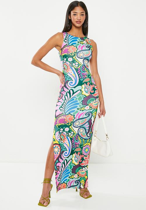 SISSY BOY - Flow with it: maxi with back hardware detail - multi