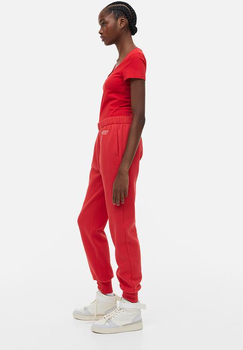 H&M - Joggers - red authentic lifestyle