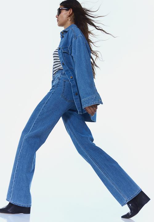 H&M - Straight regular jeans - light denim blue