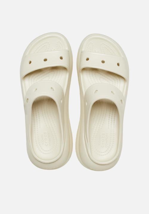 Crocs - Classic crush sandal - bone