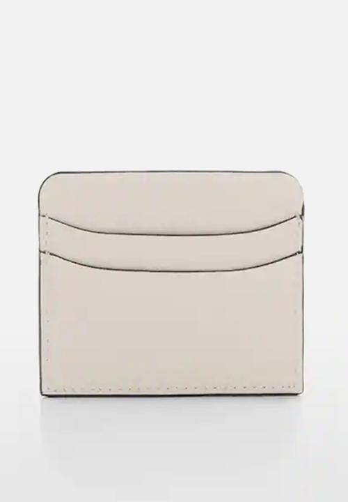 MANGO - Card holder antia - off white