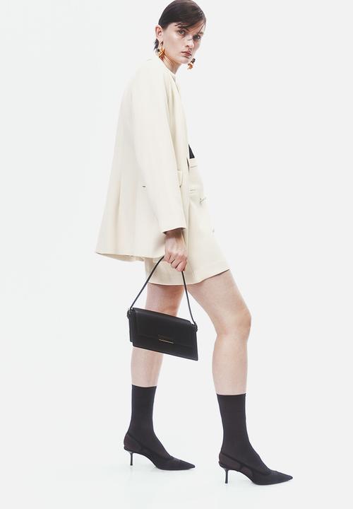 H&M - Double-breasted blazer - light beige