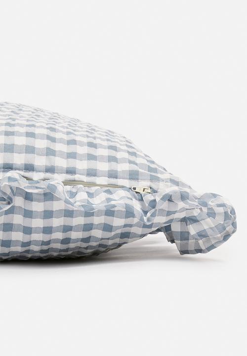 Sixth Floor - Driftwood cushion cover - blue