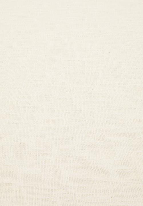 H&S - Calm cotton slub throw - cream
