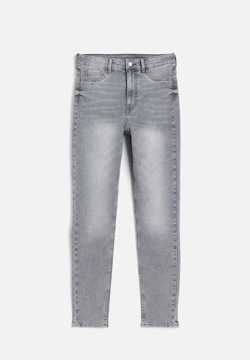H&M - Ultra high ankle jeggings - grey