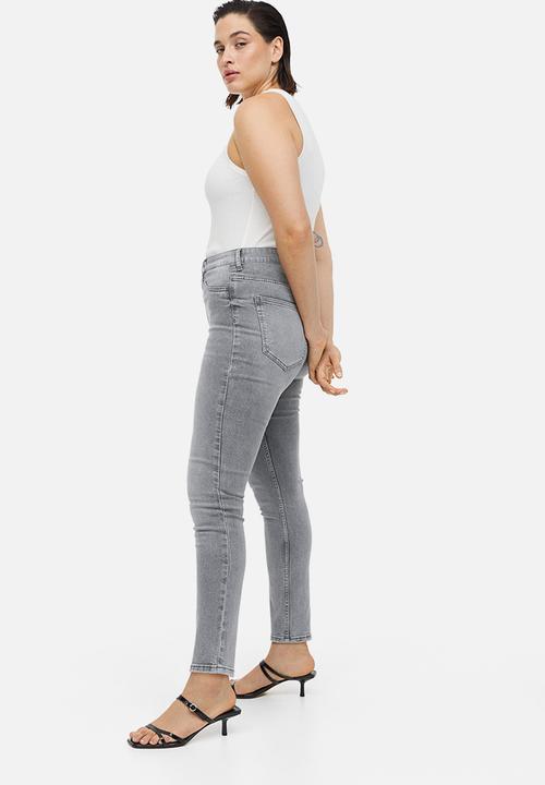 H&M - Ultra high ankle jeggings - grey