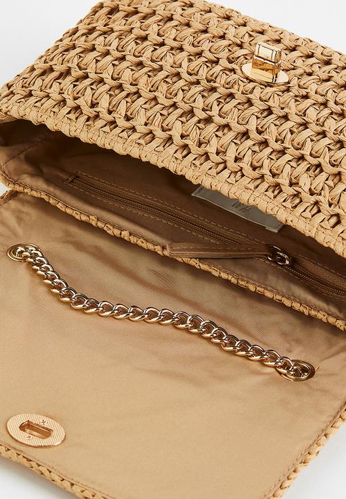 H&M - Straw shoulder bag - beige