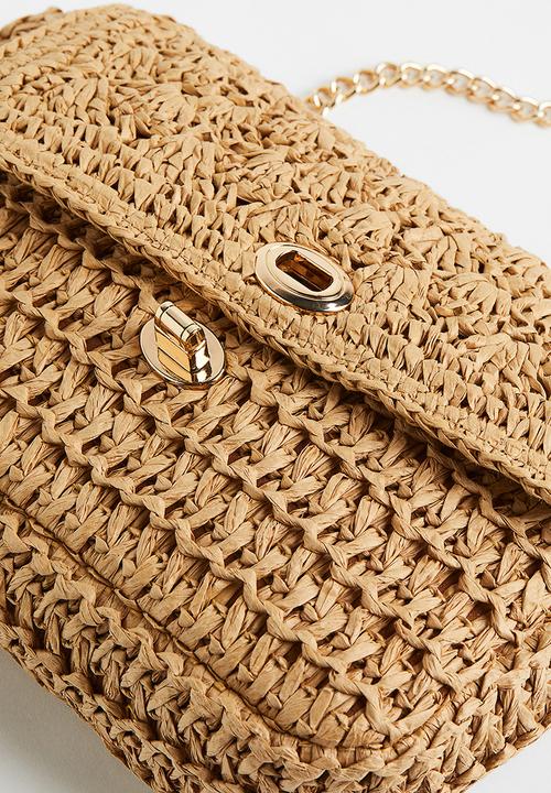 H&M - Straw shoulder bag - beige