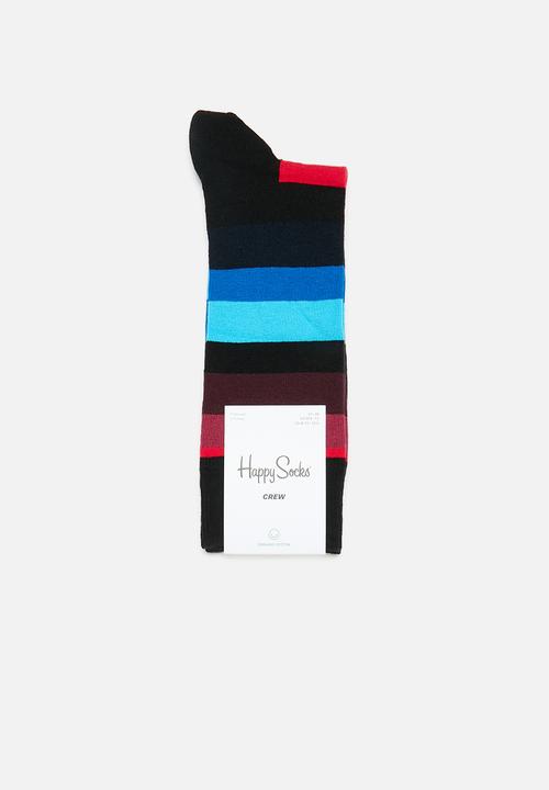 Happy Socks - Stripe socks - black