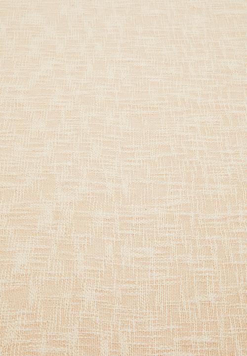 H&S - Calm cotton slub throw - natural