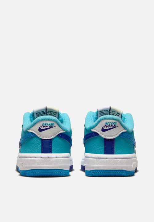 Nike - Nike force 1 lv8 2 - white/lt photo blue-deep royal blue