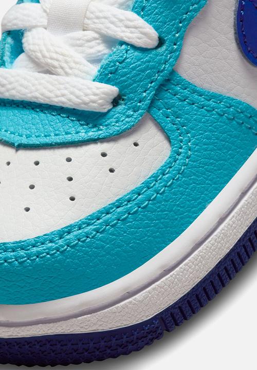 Nike - Nike force 1 lv8 2 - white/lt photo blue-deep royal blue