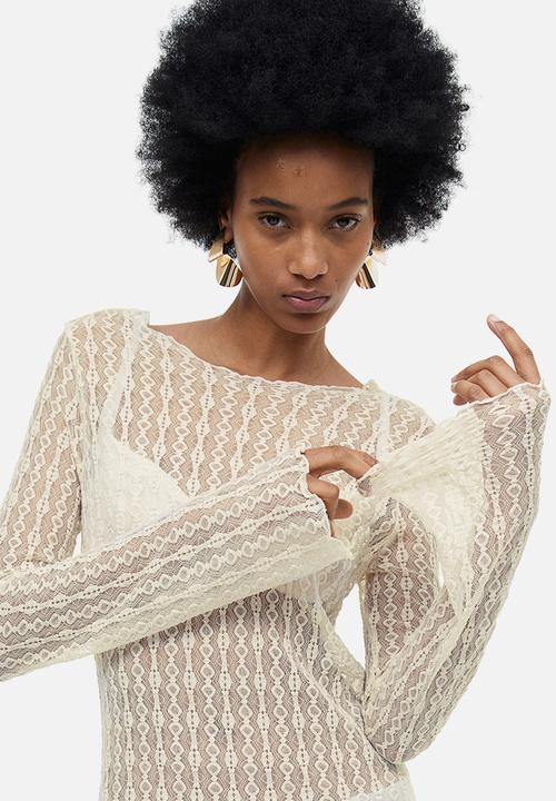 H&M - Lace dress - cream