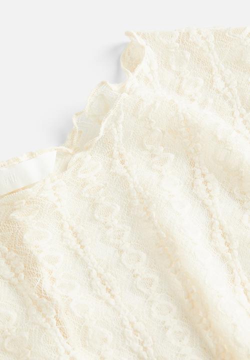 H&M - Lace dress - cream