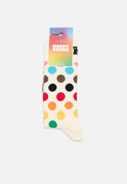 Happy Socks - Pride dots sock - white