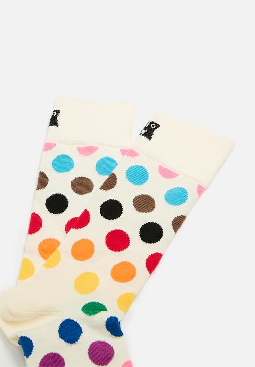 Happy Socks - Pride dots sock - white