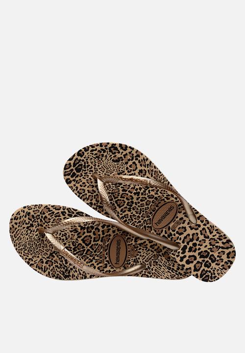 Havaianas - Slim animals - sand grey/golden