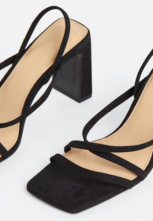 H&M - Heeled sandals - black