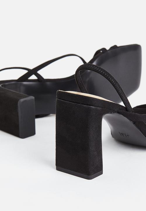 H&M - Heeled sandals - black