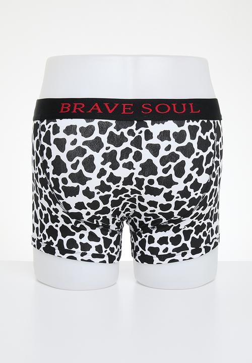 Brave Soul - MBX-18Monotone 2-pack - black animal print 